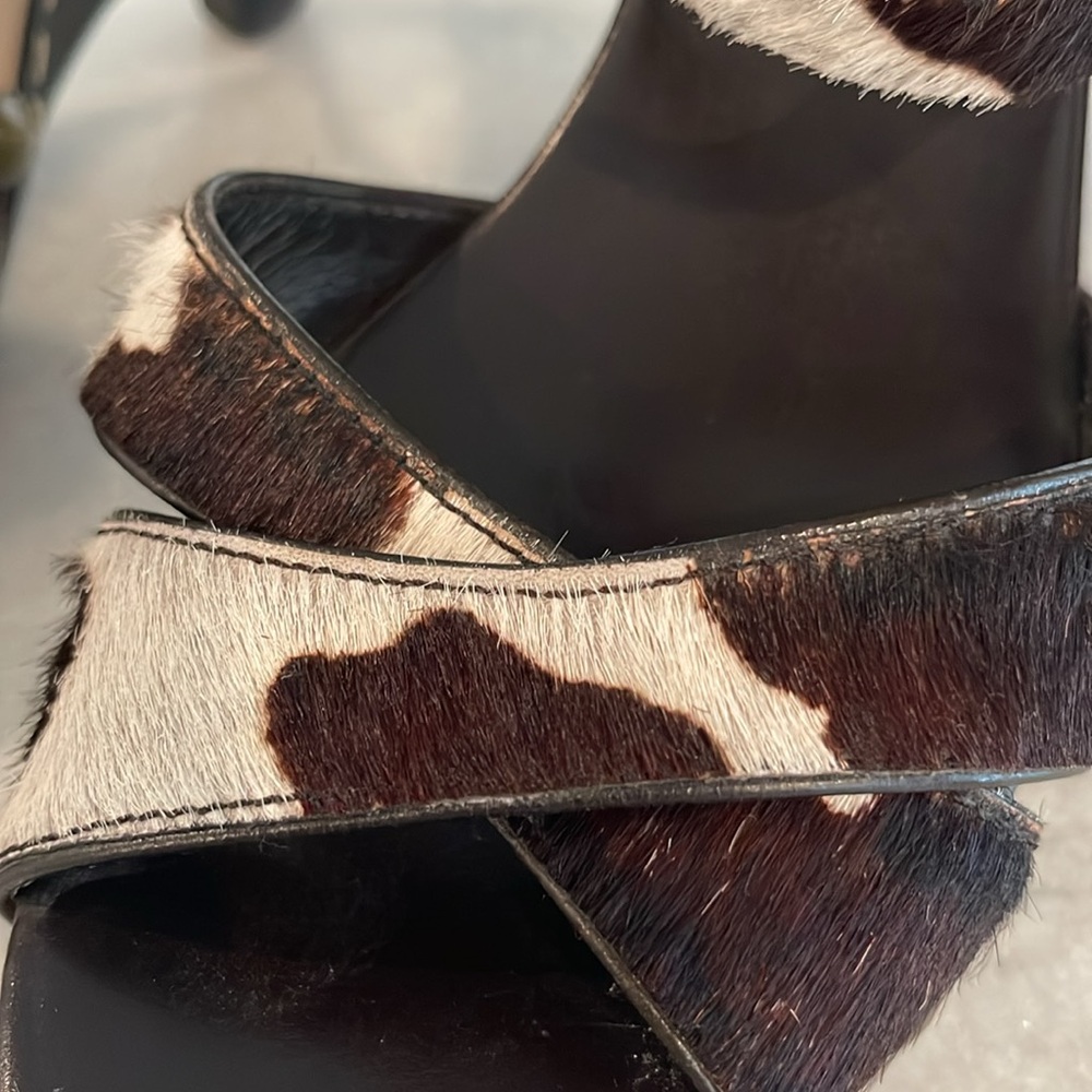 BCBGMaxazria Brown and White Women's Heels - Picture 6 of 12